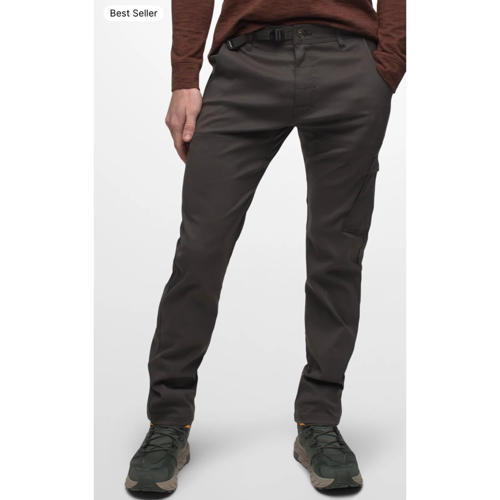Prana Hiking Pants Size 32 Dark Iron Stretch Zion Slim Pant II